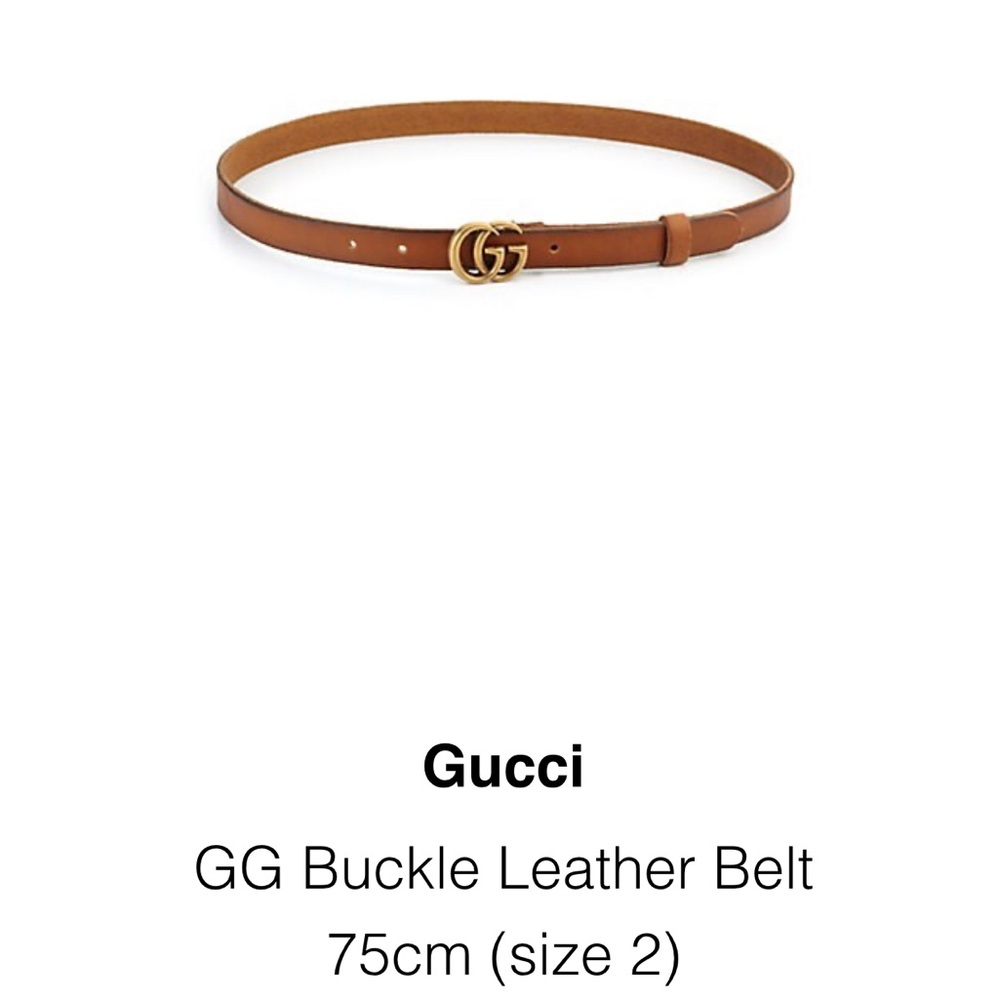Gucci Double Buckle Belt Dark Brown
